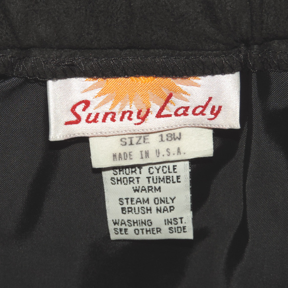 Black Gray Suedemark midi skirt - Picture 2 of 5